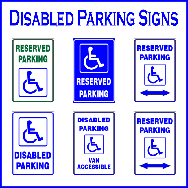 Disabled Parking Signs