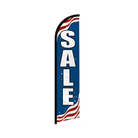 "Sale" Feather Flag (Red/White/Blue)