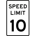 Speed Limit Sign - 10
