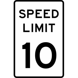 Speed Limit Sign - 10
