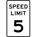Speed Limit Sign - 