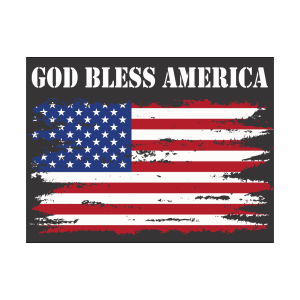 God Bless Amercia Yard Sign